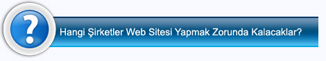 Hangi irketler Web Sitesi Yapmak Zorunda Kalacaklar?